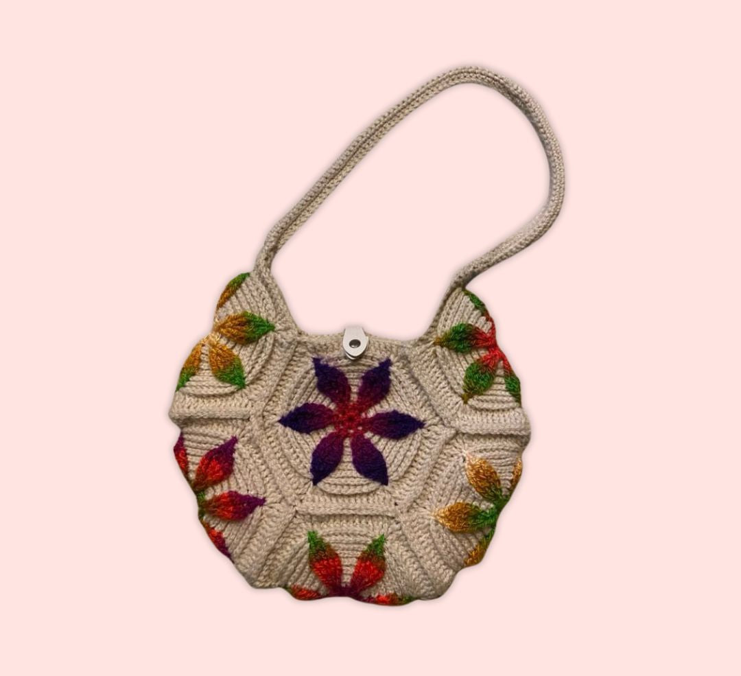 Embossed Colorful Hexagon Purse