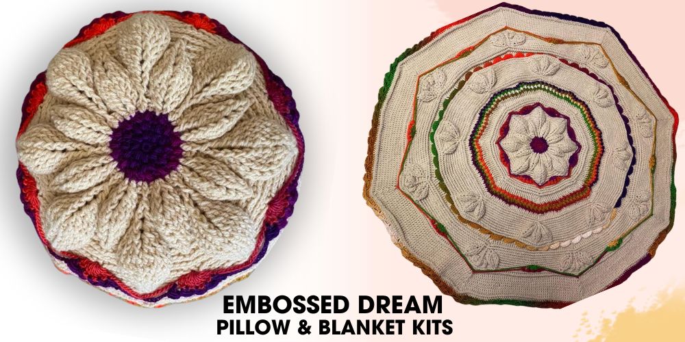 CAL Embossed Dream Pillow & Blanket Pattern Combo