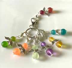 TSFA #006 Set of 7 Crochet Knitting Stitch Markers