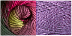 LILAC + CALLA LILY - Falling Leaves Scarf YARN KIT