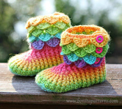 Trio Crocodile Stitch Boot Patterns - Bonita Patterns