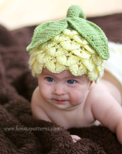 Crocodile Flower Hat (Kids) - Bonita Patterns