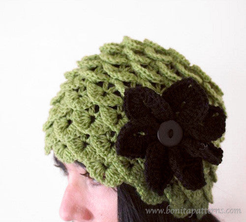 Crocodile Cloche - Bonita Patterns