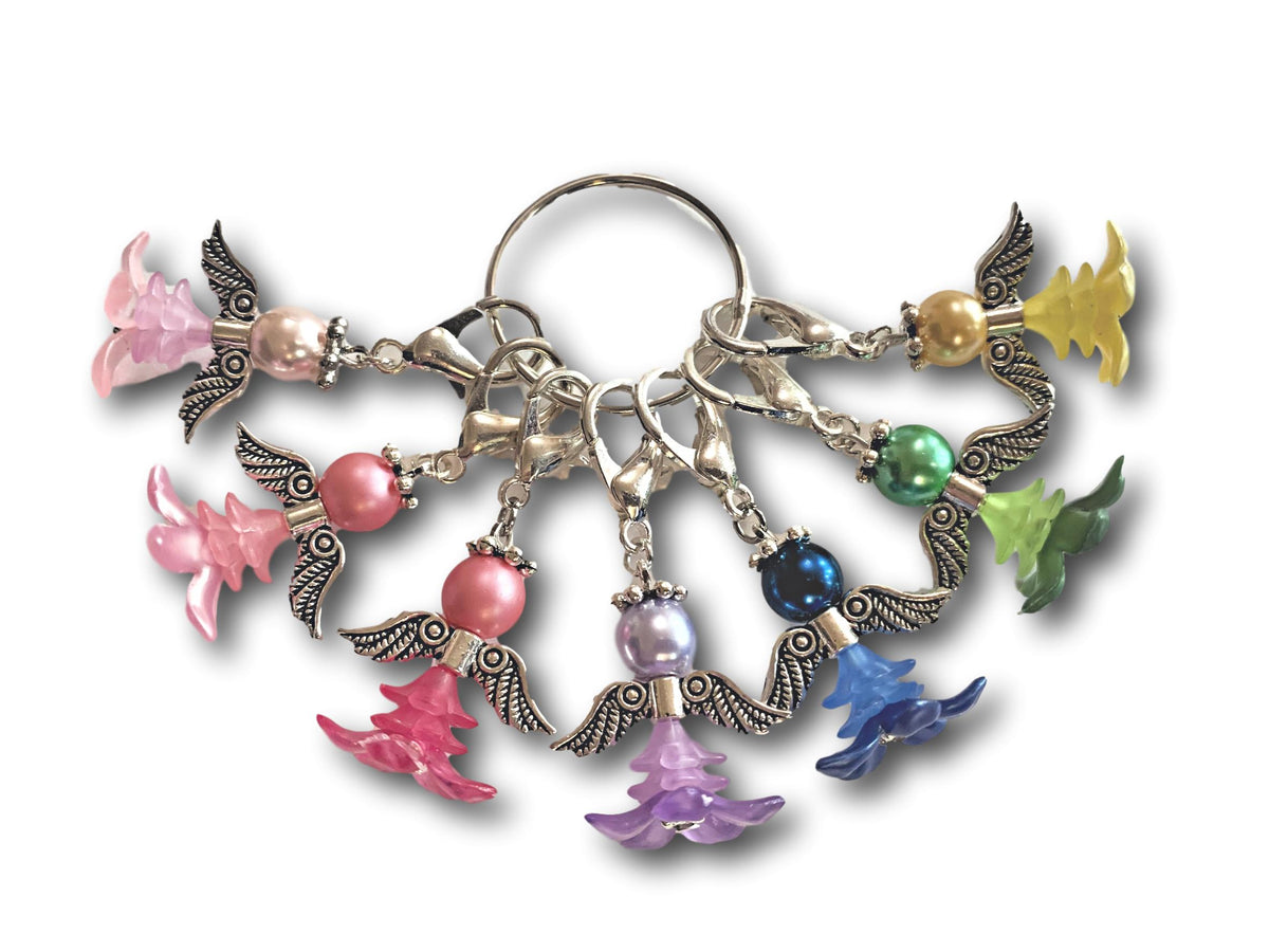 Angelical M5 - #002 Set of 7 Stitch Markers - Bonita Patterns