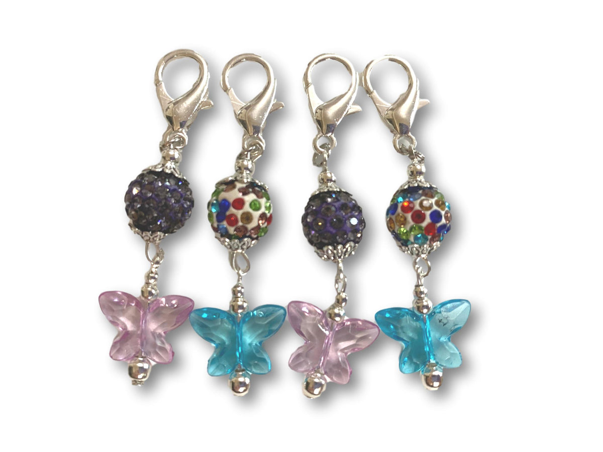 Butterfly B1 - #062 Set of 4 Stitch Markers