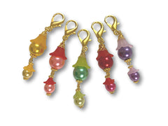 Flower FL - #024 Set of 5 Stitch Markers