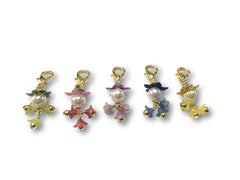 Flowering PF - #062 Set of 5 Stitch Markers - Bonita Patterns