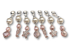 Marine S1 - Ref #034 Set of 7 stitch markers - Bonita Patterns