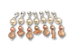 Marine S2 - Ref #015 Set of 7 stitch markers - Bonita Patterns