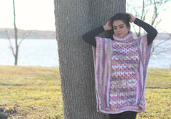 Crocodile Stitch Poncho - Bonita Patterns