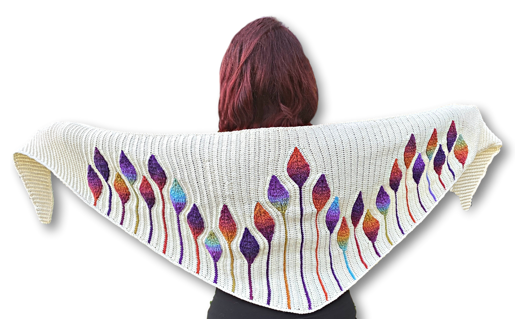 Embossed Natura Shawl CAL (Pattern Only) Bonita Patterns