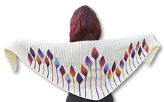 Embossed Natura Shawl Pattern Only