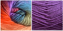 VIOLET+ ZINNIA - Embossed Flora Throw KIT